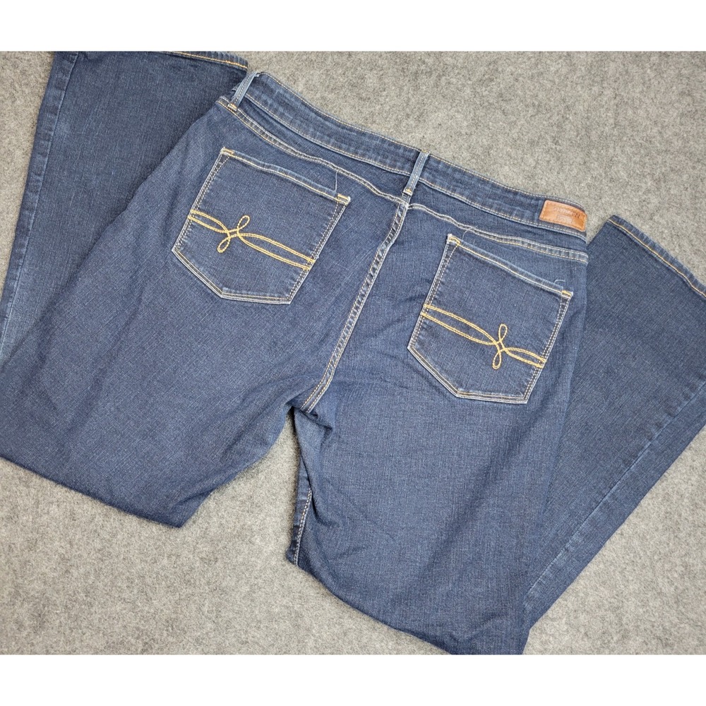 Levis Jeans Womens 18S Blue Denim Y2K Boho Denizen Modern Fit Bootcut Leg Rodeo